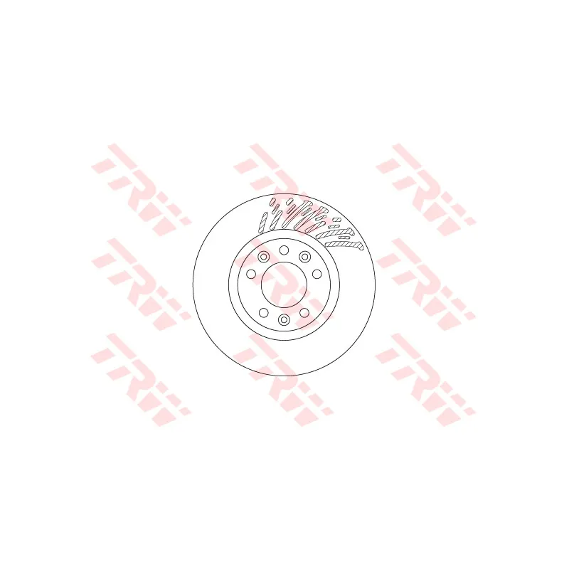 Jeu de 2 disques de frein avant TRW DF6657