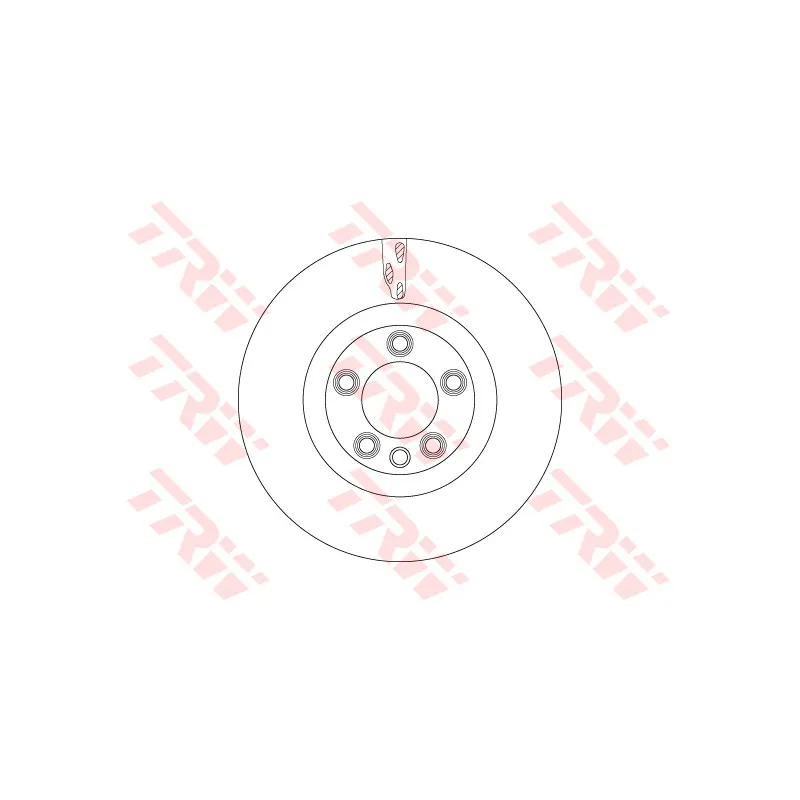 Jeu de 2 disques de frein avant TRW DF6772S