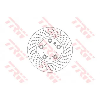 Disque de frein avant droit TRW