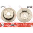 Jeu de 2 disques de frein arrière TRW DF7209 - Visuel 1