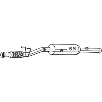 Filtre à particules / à suie, échappement BOSAL 097-354