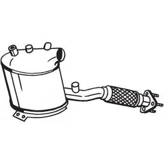 Filtre à particules / à suie, échappement BOSAL 097-366