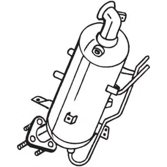 Filtre à particules / à suie, échappement BOSAL 097-573