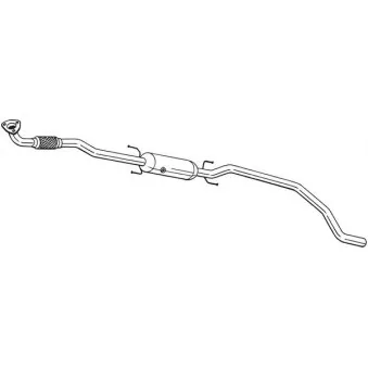 Filtre à particules / à suie, échappement BOSAL 097-581