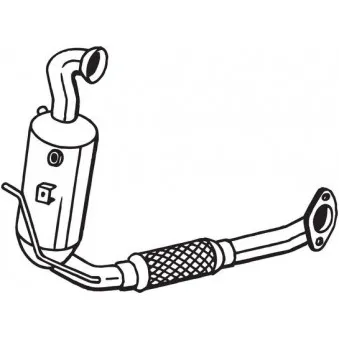 Filtre à particules / à suie, échappement BOSAL 097-760