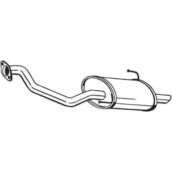 Silencieux arrière BOSAL 145-327