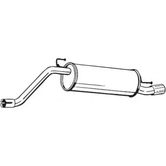Silencieux arrière BOSAL 148-201