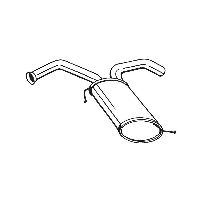 Silencieux arrière BOSAL 169-075