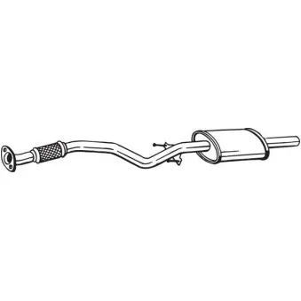 Silencieux central BOSAL 169-077