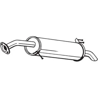 Silencieux arrière BOSAL 169-079
