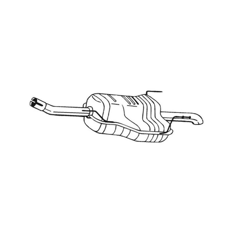 Silencieux arrière BOSAL 185-493