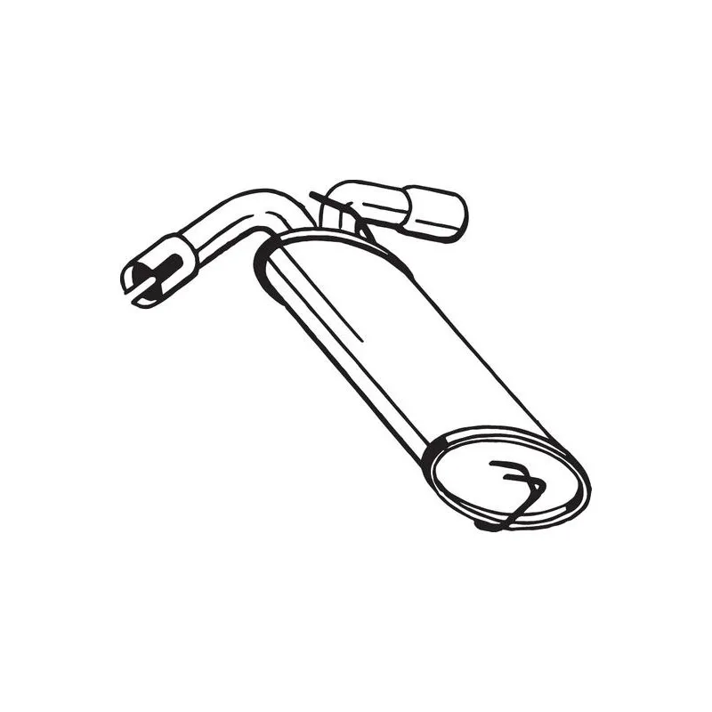 Silencieux arrière BOSAL 185-495