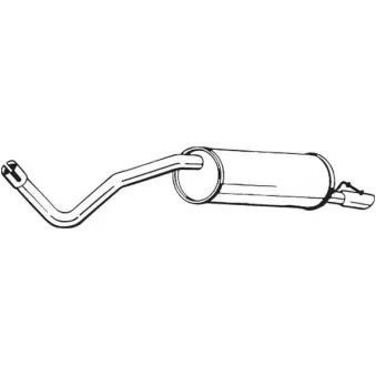 Silencieux arrière BOSAL 279-645