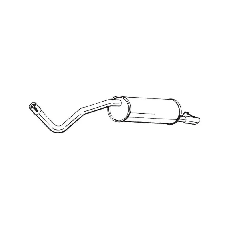 Silencieux arrière BOSAL 279-645