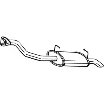 Silencieux arrière BOSAL 279-649