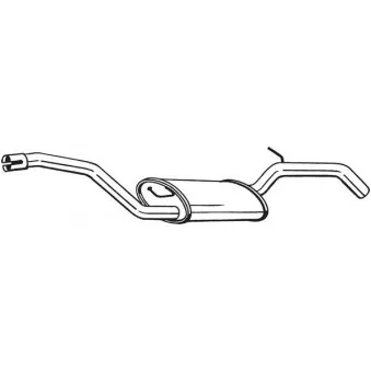 Silencieux arrière BOSAL 280-295