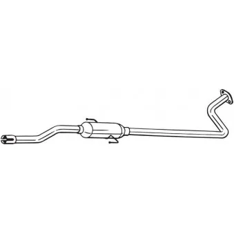 Silencieux central BOSAL 284-701