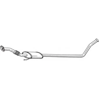 Silencieux central BOSAL 287-615
