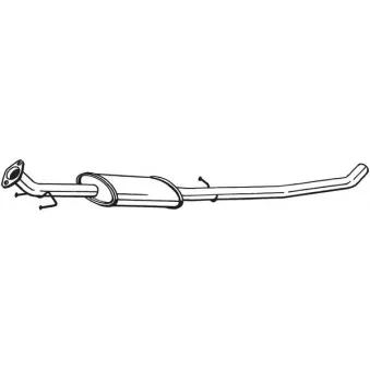 Silencieux central BOSAL 291-037