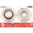 Jeu de 2 disques de frein avant TRW DF7973 - Visuel 1