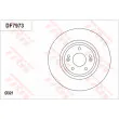 Jeu de 2 disques de frein avant TRW DF7973 - Visuel 3