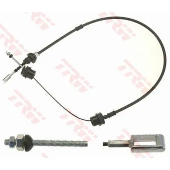 Tirette à câble, commande d'embrayage TRW GCC107