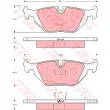 Jeu de 4 plaquettes de frein arrière TRW GDB1343 - Visuel 1