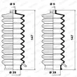 Jeu de joints-soufflets, direction MOOG K150006 - Visuel 1