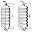 Jeu de joints-soufflets, direction MOOG K150008 - Visuel 2