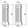 Jeu de joints-soufflets, direction MOOG K150022 - Visuel 1