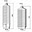 Jeu de joints-soufflets, direction MOOG K150026 - Visuel 1