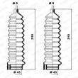 Jeu de joints-soufflets, direction MOOG K150029 - Visuel 1