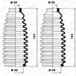 Jeu de joints-soufflets, direction MOOG K150081 - Visuel 1