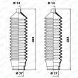 Jeu de joints-soufflets, direction MOOG K150085 - Visuel 1