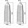 Jeu de joints-soufflets, direction MOOG K150087 - Visuel 1