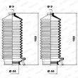 Jeu de joints-soufflets, direction MOOG K150103 - Visuel 2
