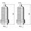 Jeu de joints-soufflets, direction MOOG K150111 - Visuel 1