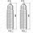 Jeu de joints-soufflets, direction MOOG K150118 - Visuel 1