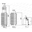 Jeu de joints-soufflets, direction MOOG K150122 - Visuel 1