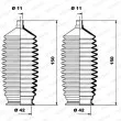 Jeu de joints-soufflets, direction MOOG K150124 - Visuel 1