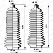 Jeu de joints-soufflets, direction MOOG K150131 - Visuel 2