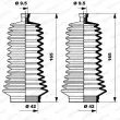 Jeu de joints-soufflets, direction MOOG K150133 - Visuel 2