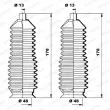 Jeu de joints-soufflets, direction MOOG K150169 - Visuel 1