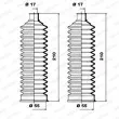 Jeu de joints-soufflets, direction MOOG K150172 - Visuel 1