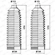 Jeu de joints-soufflets, direction MOOG K150179 - Visuel 1