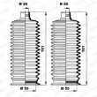 Jeu de joints-soufflets, direction MOOG K150188 - Visuel 1