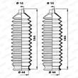 Jeu de joints-soufflets, direction MOOG K150196 - Visuel 1