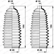Jeu de joints-soufflets, direction MOOG K150197 - Visuel 1