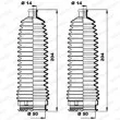 Jeu de joints-soufflets, direction MOOG K150212 - Visuel 1