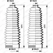 Jeu de joints-soufflets, direction MOOG K150239 - Visuel 1